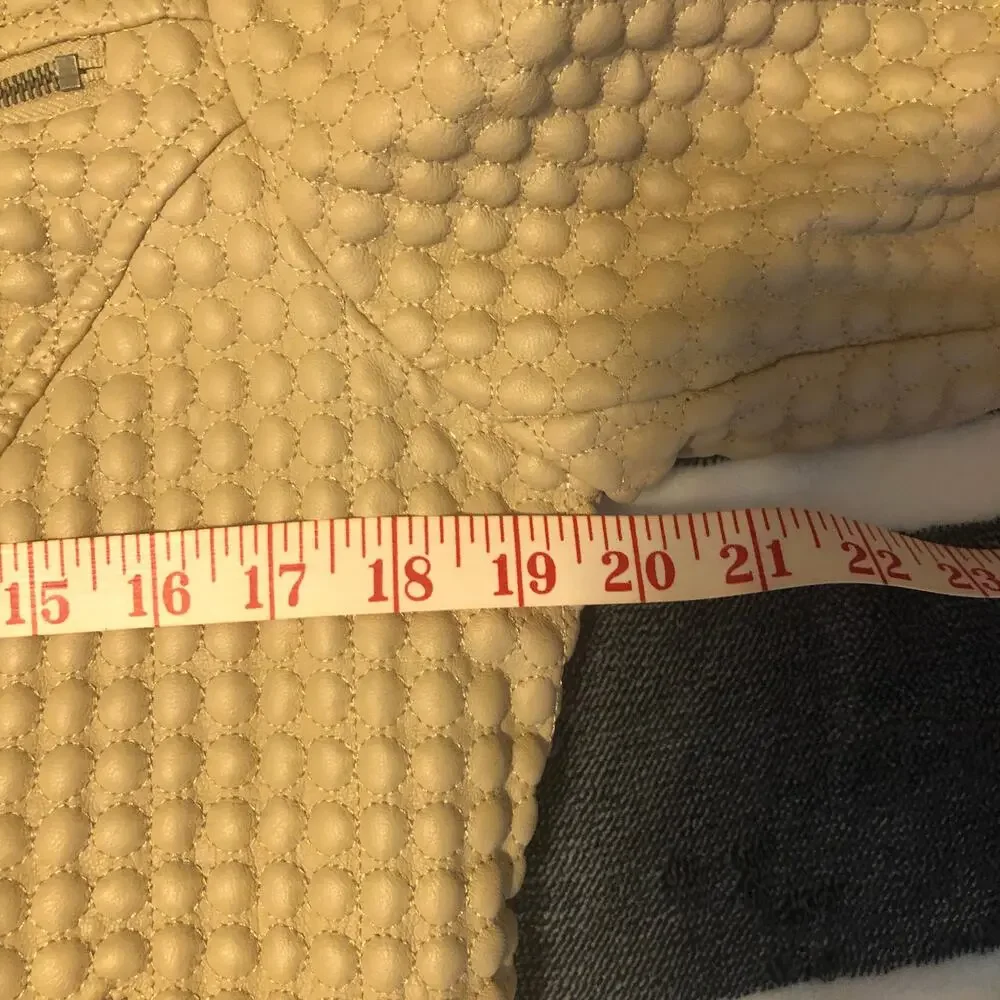 Risskio Full Zip High Neck Zip Pockets Jacket Womens Size XL